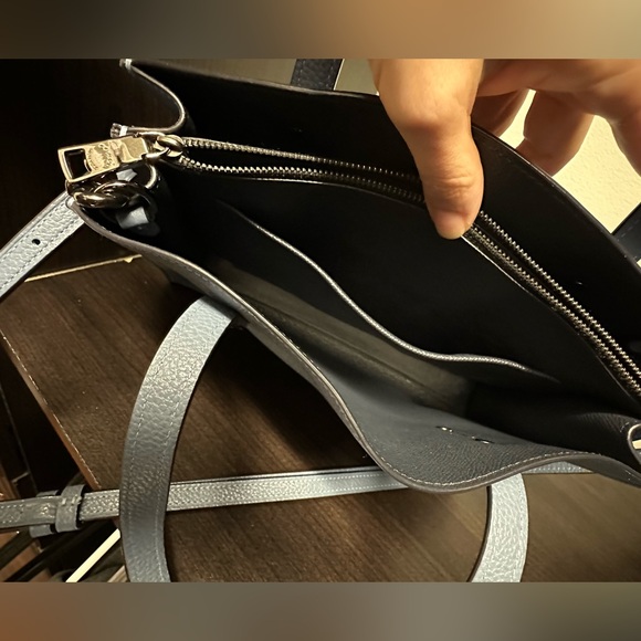 Coach Charlie Carryall handbag and crossbody (blue) - Picture 5 of 15